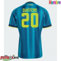 Camiseta Colombia Juan Fernando Quintero #20 Visitante Equipación Mundial 2026 manga corta